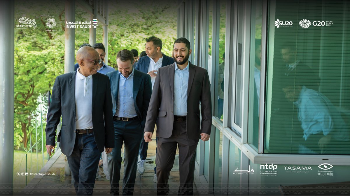 زار الوفد السعودي المشارك في قمة مجموعة الشركات الناشئة لمجموعة العشرين مركز الابتكار في مقاطعة بريتوريا في جنوب أفريقيا، حيث اطلع على تجاربها في دعم الابتكار وريادة الأعمال، ودورها في تعزيز التنمية الاقتصادية. 

The Saudi delegation participating in the G20 Startup20 Summit