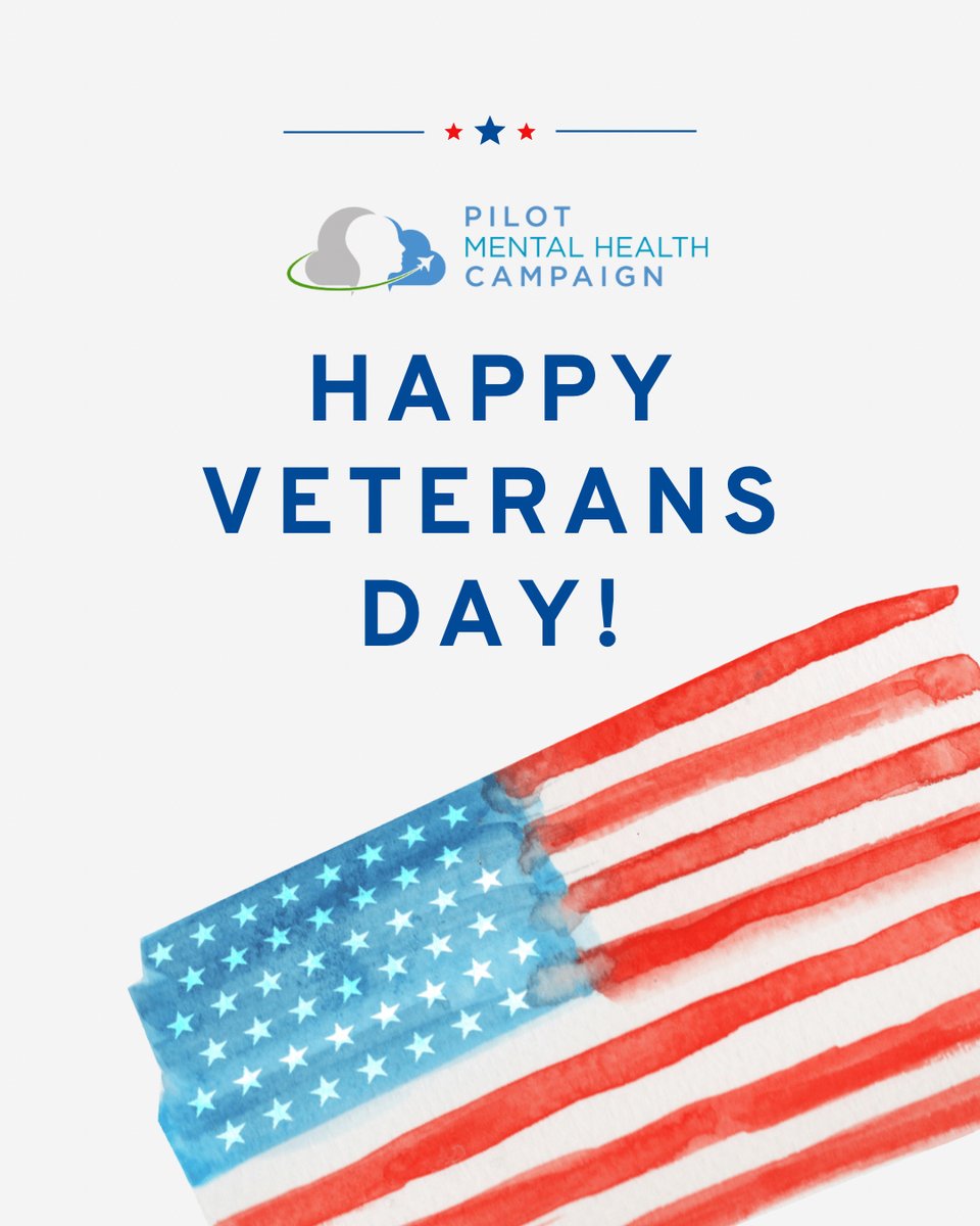PilotMHCampaign's tweet photo. ✈️ The veteran community has long served as a backbone of America’s aviation community. 

Today, PMHC extends its deepest gratitude to all veterans for their service. We are incredibly fortunate to have so many veterans within our own ranks, serving as rockstar volunteers. Thank you for your service. 

Since our founding, highlighting veteran issues—especially those related to aeromedical certification—has been a core priority in our advocacy work with Congress. While there is still much to accomplish, PMHC is always proud to advocate for those who have selflessly sacrificed so much for us. #safetynotstigma #veteransday