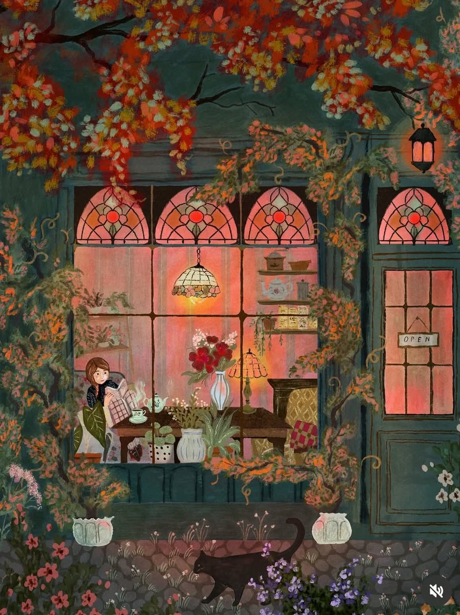 Good night, dear Kindred Spirits and Magical Dreamers. Tonight I will leave you with this illustration by Cécile Metzger.