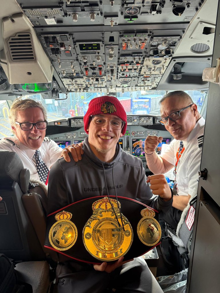They just announced me as the champion on the flight home, life is good man we’re blessed
