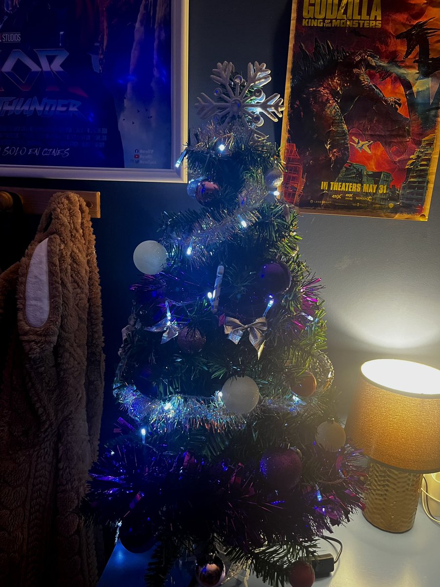 JinggaBishop's tweet photo. I have a trip so I already decorated my room for december the hawk tree is on again !! but I couldnt make it bishova https://t.co/NBpqQnXWfR