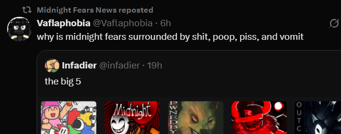 Vaflaphobia | Huey tweet media