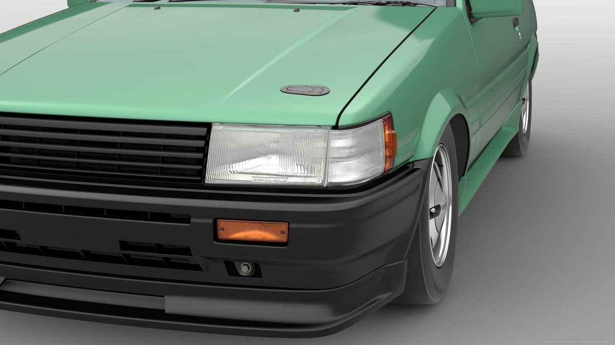 #GT7
パワーパックの動画に映ってたハチロクくん、君写真と違わない？