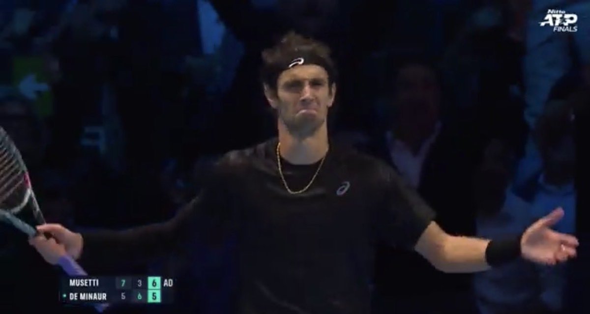 This reaction was cold #ATPFinals