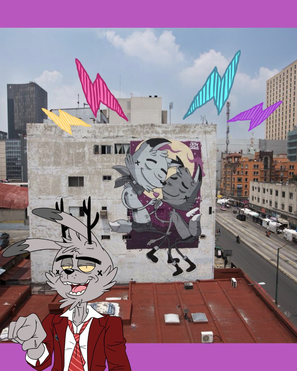 Entre libros, color y ciudad…
Hoy recordamos una de esas aventuras que marcaron nuestro camino 

Hace 9 años, en 2016, participamos en el proyecto Lienzo Capital, interviniendo con un mural el edificio de la estación Metro Juárez en CDMX. Y todo quedó documentado en este libro