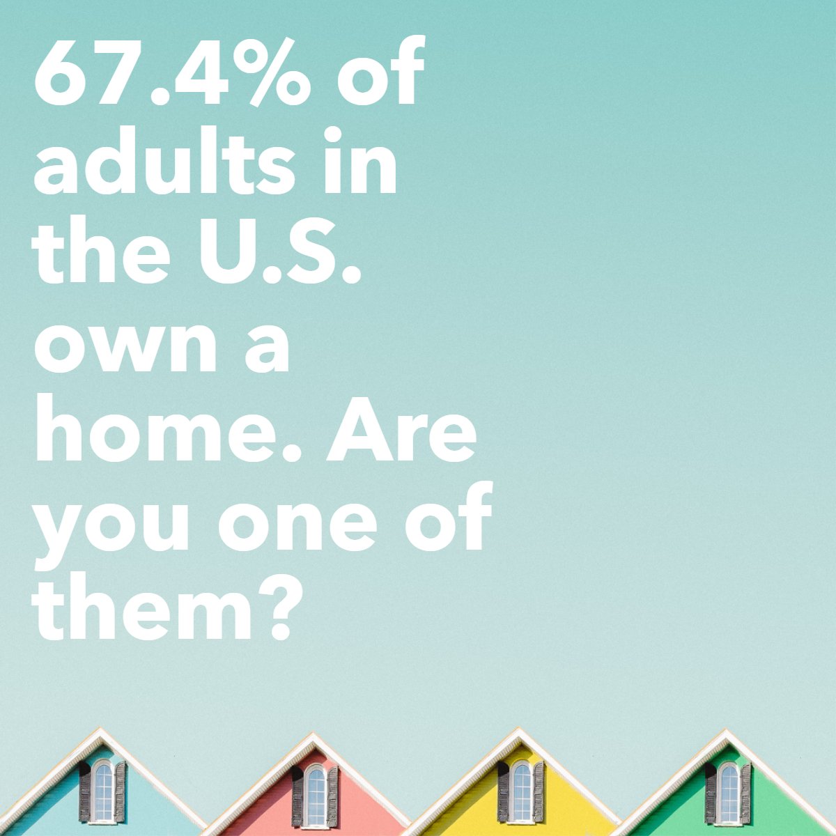 Beach_Realtor's tweet photo. Did you know? 67.4% of adults in the U.S. are proud homeowners! 🧐 Are you part of the statistic?

#Homeowners #OwnVsRent #RentNoMore #RealEstateFacts #HomeownershipJourney #PropertyGoals #RealEstateStats #HomeSweetHome #WealthBuilding https://t.co/9Xam3wmPbM