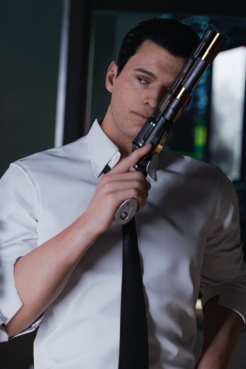 zestyhand's tweet image. his unsettling demeanor and autistic ways have charmed me

#cyberpunk2077 #cyberpunkvp #dbh #connordbh