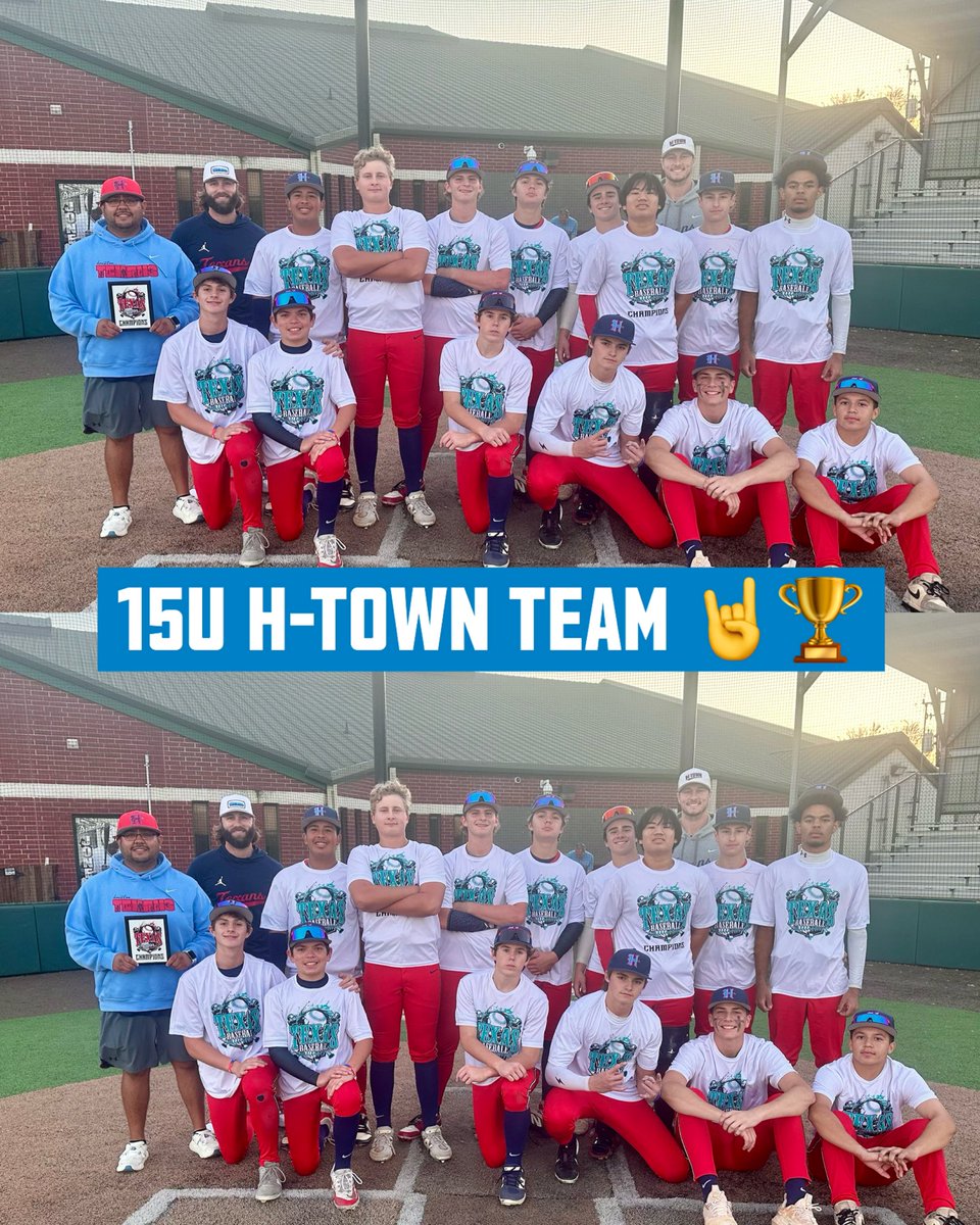 TexansBB's tweet image. H-TOWN HOLD IT DOWN 🤘

15U H-Town Team bringing home the hardware 🏆