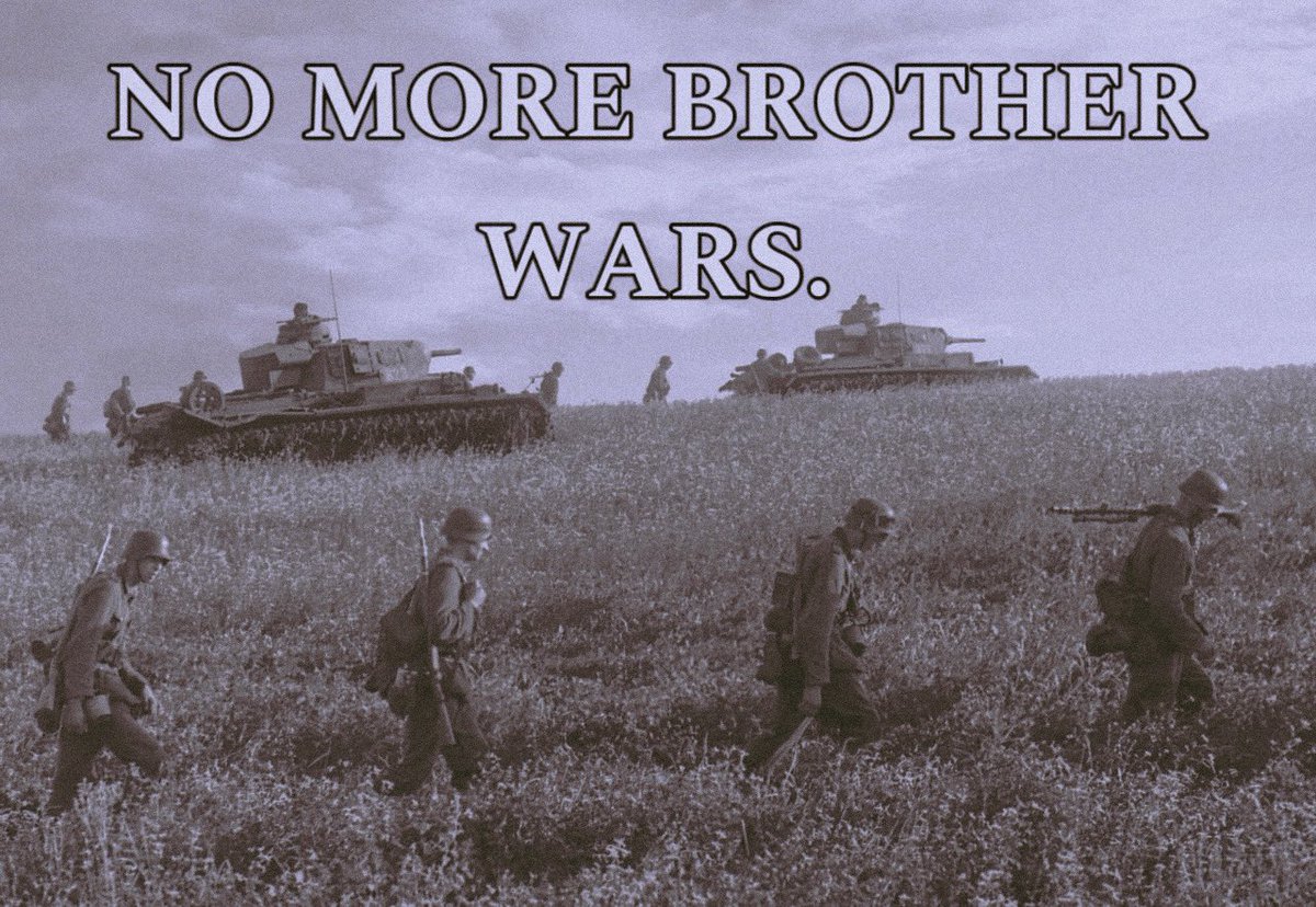 FarmGirlFren's tweet photo. No more brother wars. 
Whites Unite. https://t.co/jBkStPiB9e