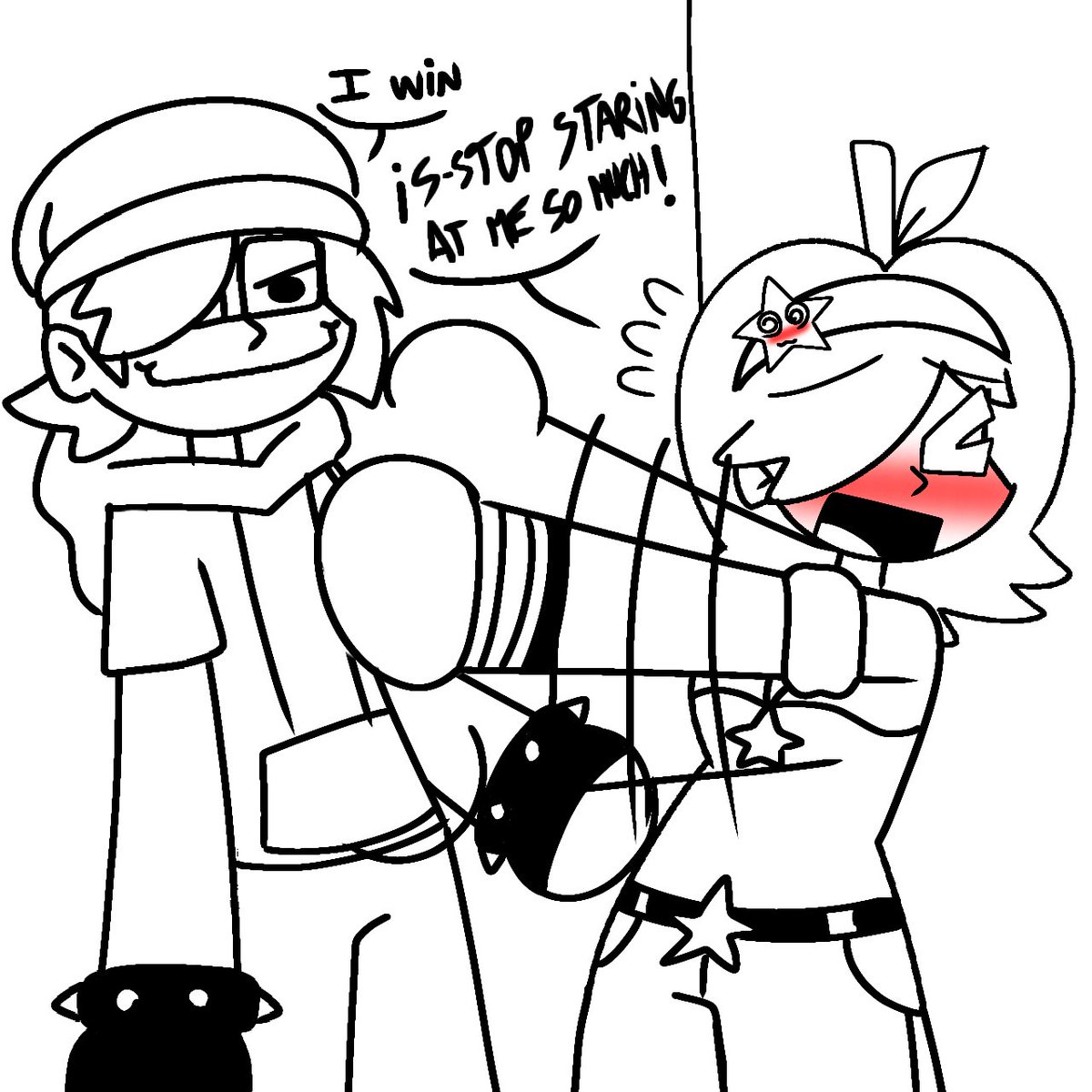 Someone told him he had good rizz, so he decided to try that with his girlfriend.
And it worked!