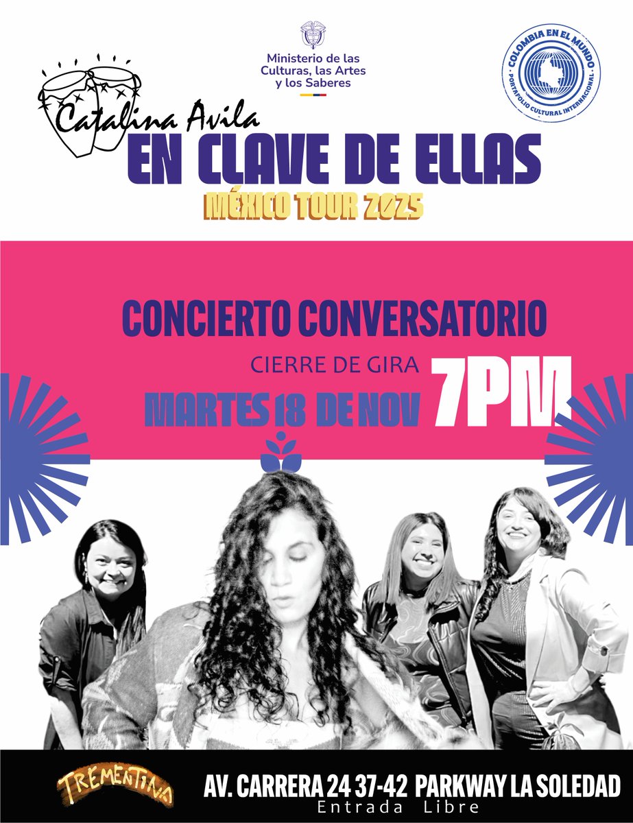 Para todxs aquellxs que me preguntan que cómo jué, que cómo hice... Que por qué... Esta es una oportunidad de saberlo todo.
Nos vemos ahiiiii 🤩⭐🎶
#Bogota