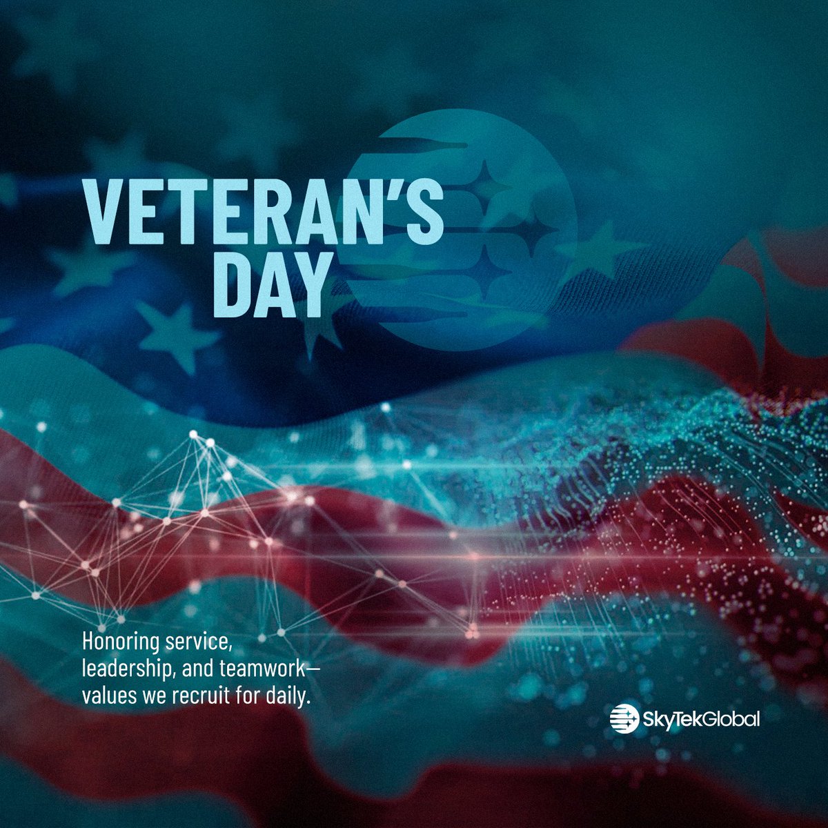 skytek_global's tweet image. Leadership. Discipline. Integrity.
Veterans exemplify the values we strive to live every day.
Thank you for your service. 🇺🇸
#C2C #W2Contract #C2COpportunities #BenchSales #ContractRoles #USITRecruitment #USITJobs #ConsultantMarket #Hotlist #VendorConnect