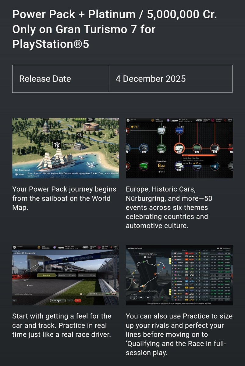 M3TALGAM3R's tweet image. I did not have a PS5 exclusive paid DLC for #GT7 on my 2025 bingo card! 😅😁