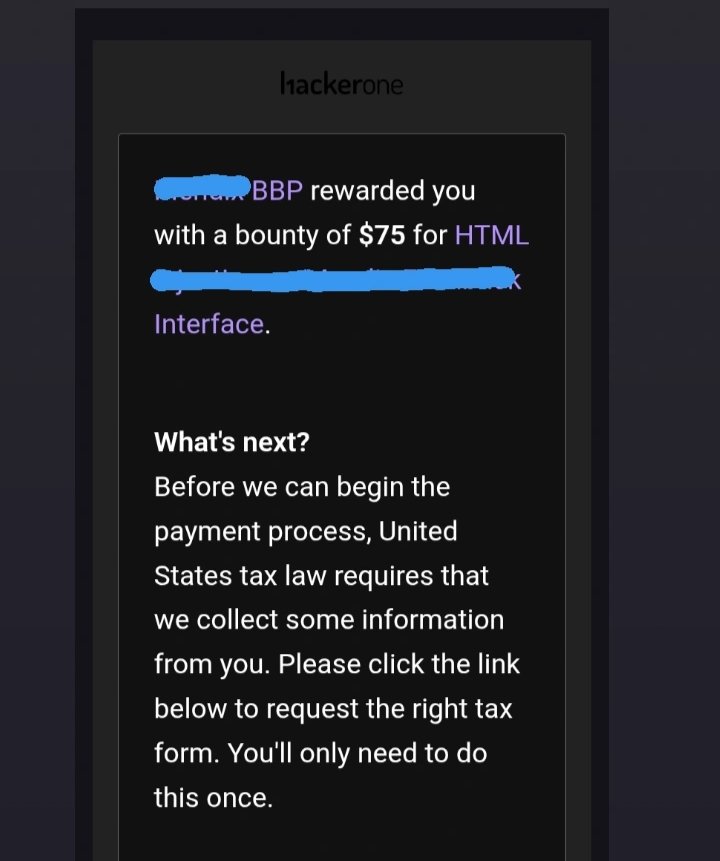 dipeshxy's tweet image. Small Hit on @Hacker0x01 

#hackerone #BugBounty #togetherwehithard #CyberSecurity #nischalxd
