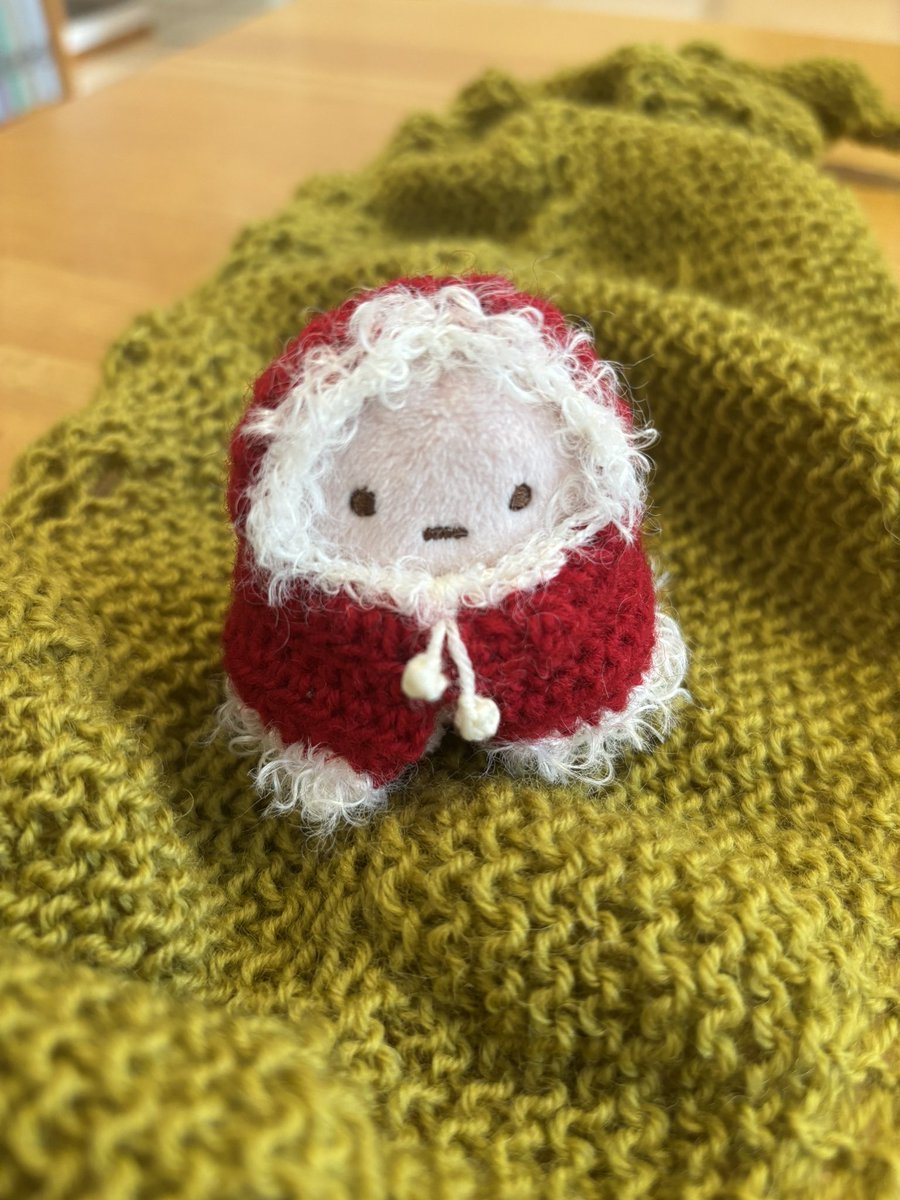 たぴおか いつも旅行にタピオカを連れてってぬい撮りしてる長女から、冬服を作っ