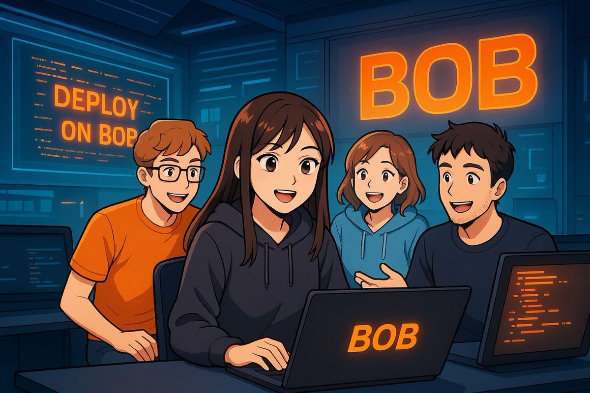 tulenhf1's tweet photo. Good morning @RiverdotInc @cookiedotfun
 **Khám Phá @build_on_bob: Cổng Vào Bitcoin DeFi Mới!** 🧡

#build_on_bob đang bùng nổ với các sự kiện mới nhất! Vừa đạt mốc 1 TRIỆU BOBLITES – cộng đồng người dùng khổng lồ, chứng tỏ sức hút của nền tảng Hybrid ZK Rollup kết hợp BTC & ETH. 
🎉 Backed bởi CB Ventures, Castle Island VC & Ledger, BOB mang đến DeFi an toàn, nhanh chóng trên Bitcoin.
@GiveRep
@VeloraDEX