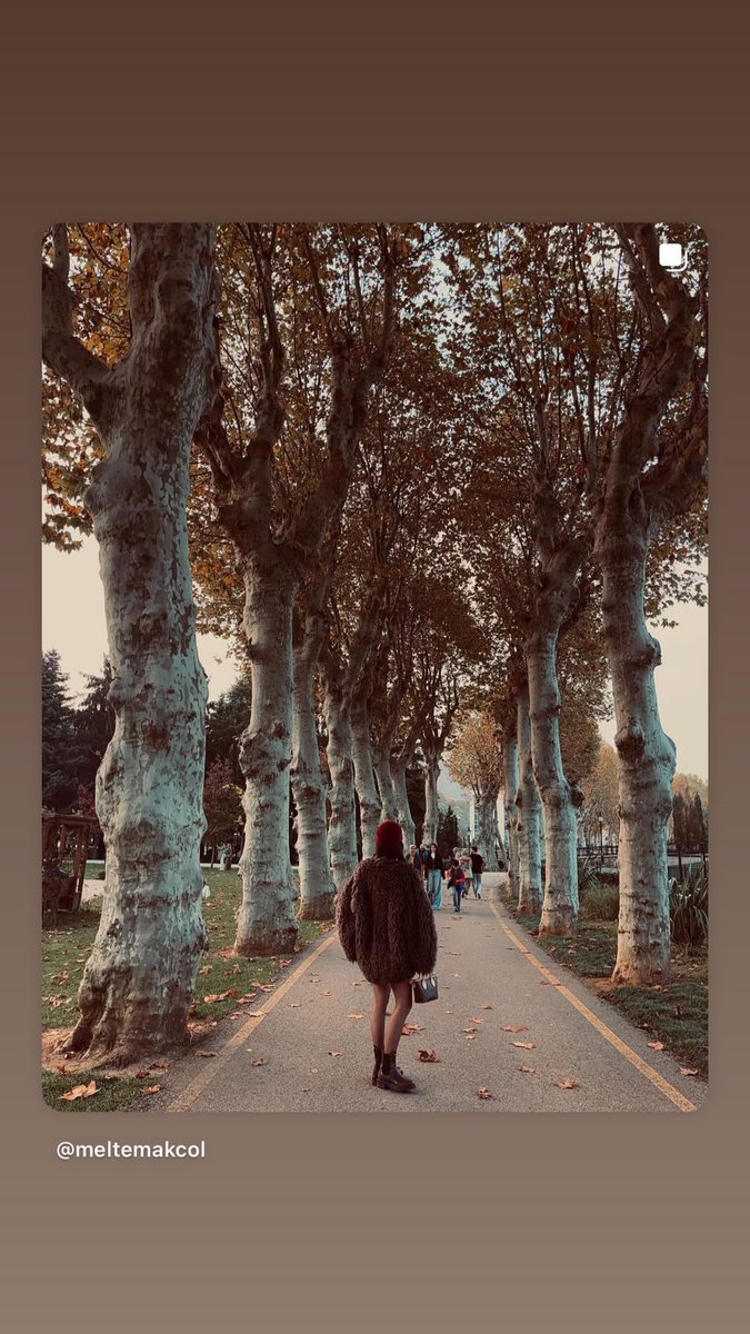 📸 || #MeltemAkçöl via instagram story