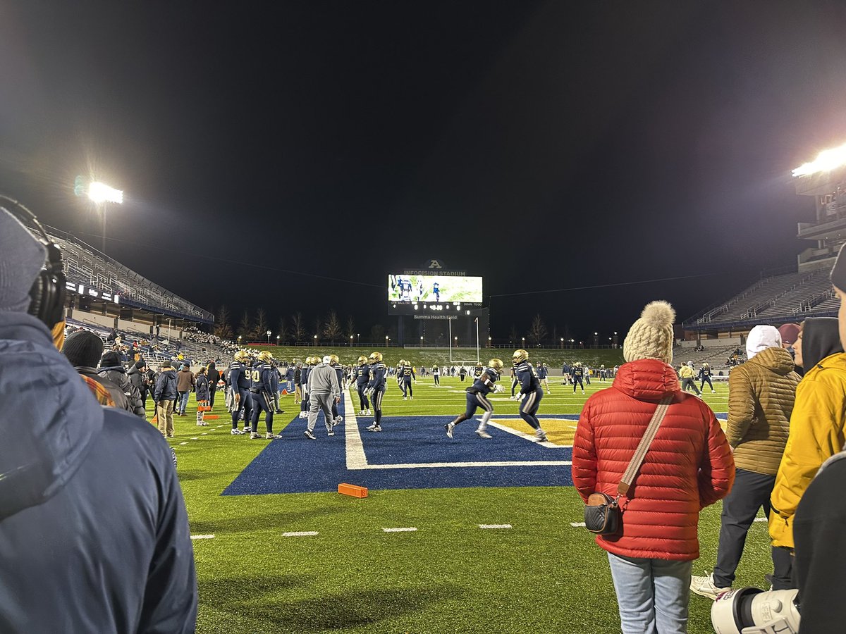 📍InfoCision Field 
We have some midweek #MACtion with the clash for the Wagon Wheel 

(3-6) <a href="/KentStFootball/">Kent State Football</a> takes on rival (4-6) <a href="/ZipsFB/">Akron Football</a> for the Wagon Wheel

Kickoff in 40 minutes
<a href="/WCSSportsPage/">Wayne County Sports</a> <a href="/AkronZips/">Akron Zips Athletics</a> <a href="/KentStAthletics/">Kent State Athletics</a>