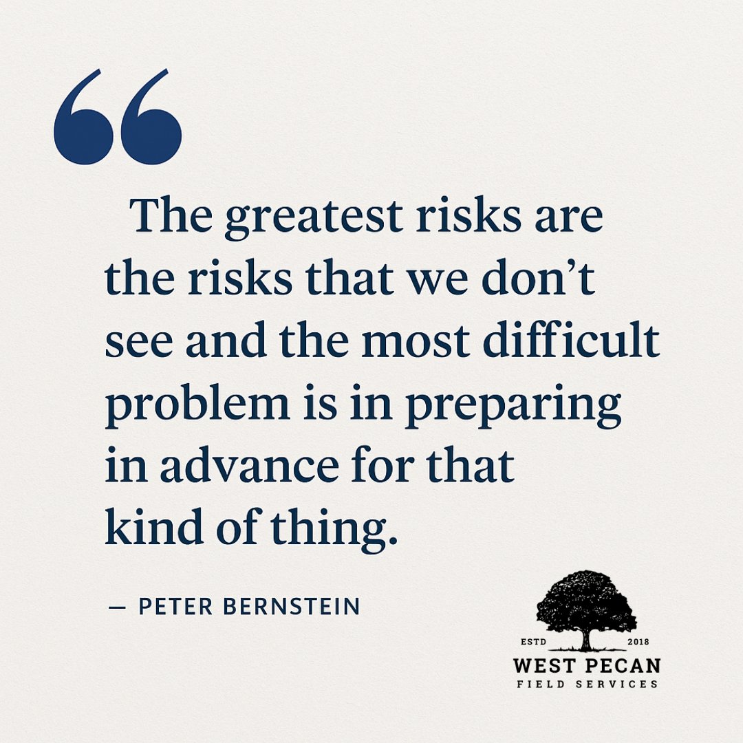 wpfieldsvcs's tweet image. The greatest risks are the ones we don’t see — and the best defense is preparation.

Some Wednesday Wisdom for you!

#wednesdaywisdom #riskmanagement #insurance #preparedness #leadership