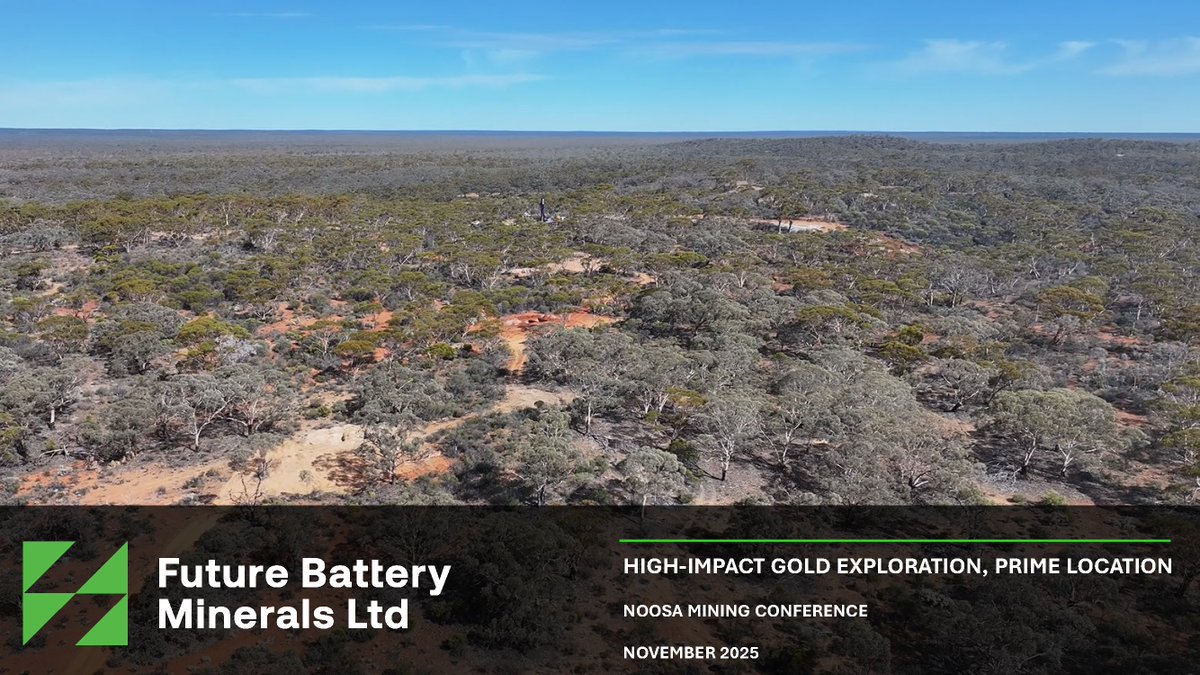 OR3_Limited's tweet image. Future Battery Minerals Limited (ASX: FBM) (pending $OR3) is pleased to release the latest company presentation for the @NoosaMining Investor Conference commencing today. 

@Nicholasrathjen will be presenting today at 2:15pm (AEST) to discuss Future Battery Minerals’ (ASX: FBM)…