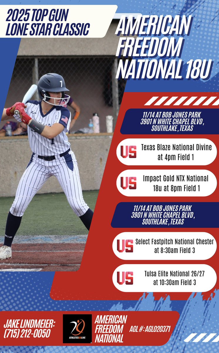 So excited for the Top Gun Lone Star Classic Invitational this weekend!! <a href="/AFSBALL/">American Freedom Softball</a>