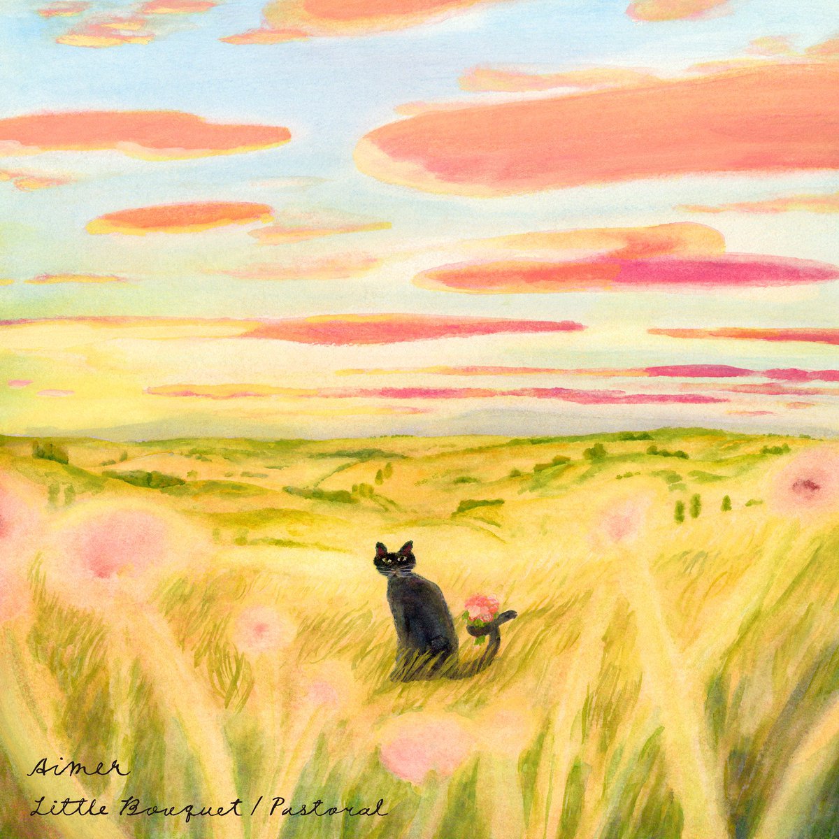 Aimer_and_staff's tweet photo. 本日 #Aimer 27th Single
「Little Bouquet / Pastoral」リリース🎉

映画&amp;TVアニメ「羅小黒戦記」のW主題歌が収録🐈‍⬛

全曲配信もスタートしています！
https://t.co/i4yMmu3wsk

ぜひお聴きください♪

by staff

#羅小黒戦記 #ロシャオヘイセンキ https://t.co/hvKeOzPmBR