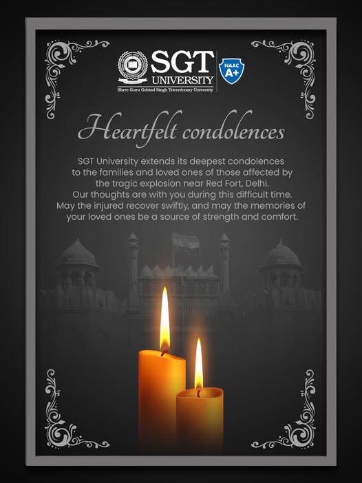 SGT UNIVERSITY tweet media