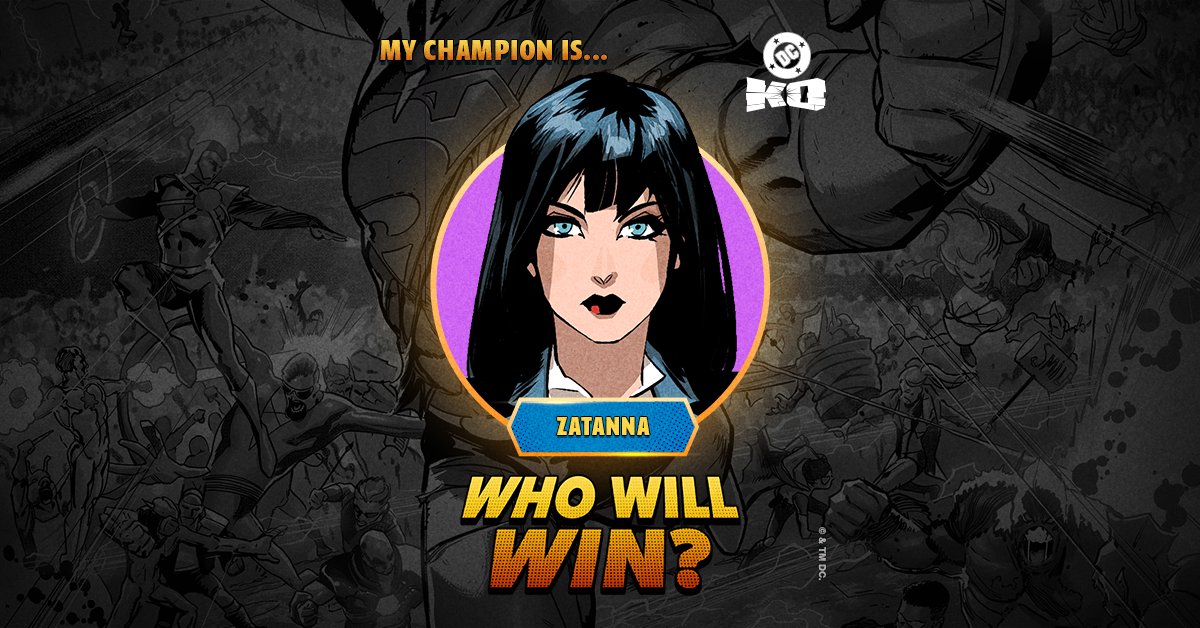 The GOAT #Zatanna will win #DCKO