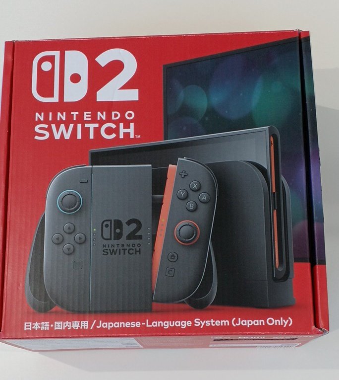 こんにちは☀ 本日 #Switch2 入荷いたしました✨✨ 綺麗にしてから売場