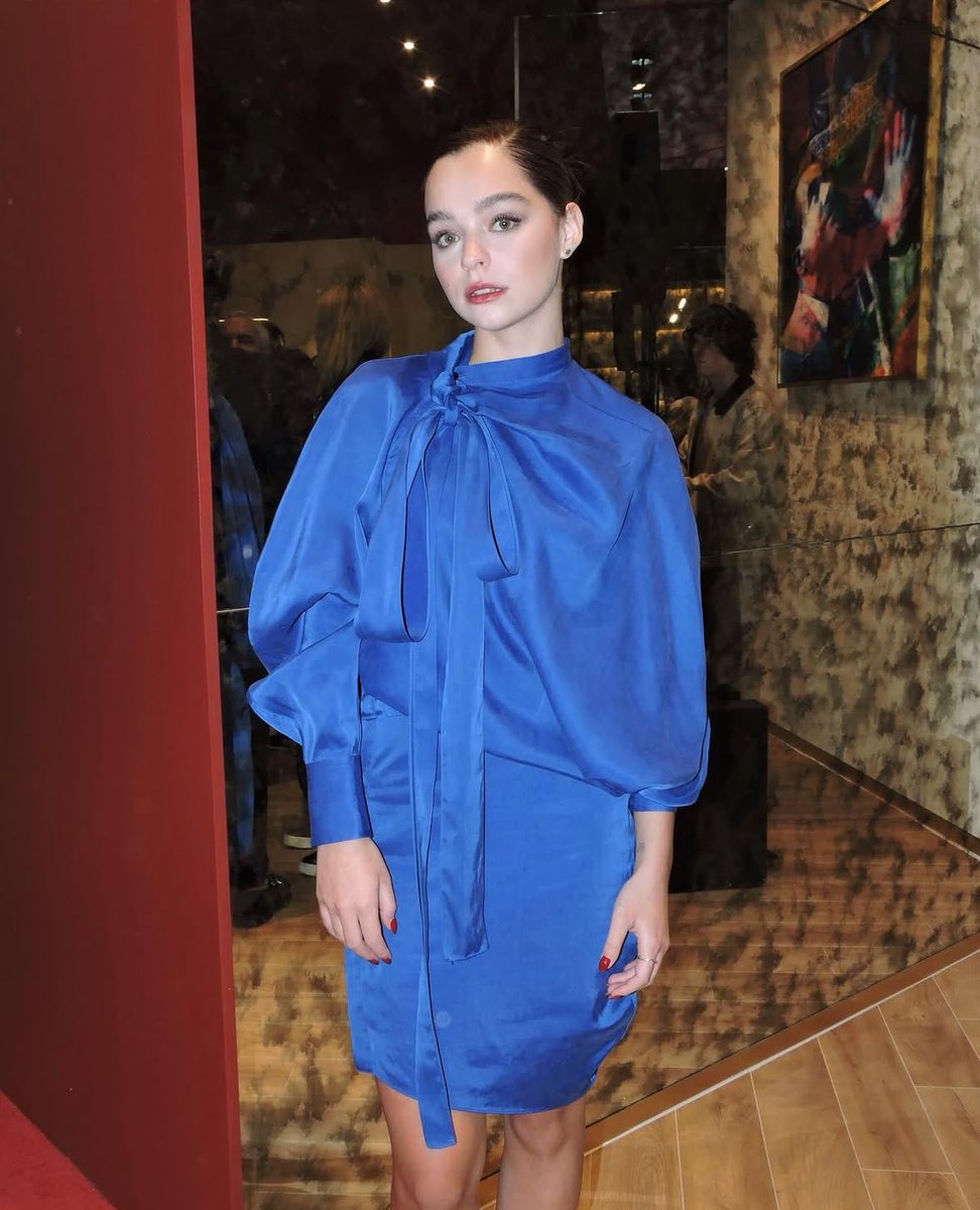 macagarcianews's tweet image. 📸 — Maca en la apertura del Ferragamo Caffè 💙