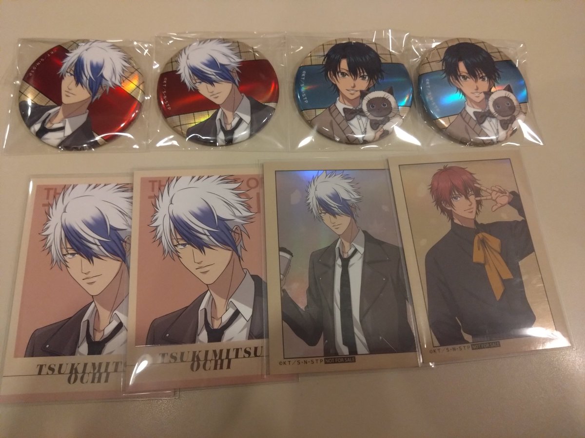 【交換】新テニスの王子様 POP UP STORE ～Autumn 2025～ テニプリ
オーロラ缶バッジ　インスタントフォト風カード　フォログラムカード

譲
缶バ　越前リョーマ 越知
カード　越知
特典　越知 丸井

求:跡部

本現地手渡し
郵送
後日都内手渡し