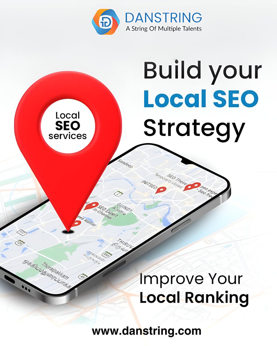 Want your business to show up when customers search nearby?
Build a powerful Local SEO Strategy and dominate your area’s search results! 
Let’s make your business the local favorite.
.
.
.
#LocalSEO #SEOServices #BusinessGrowth #Danstring #LocalRanking #GoogleMyBusiness