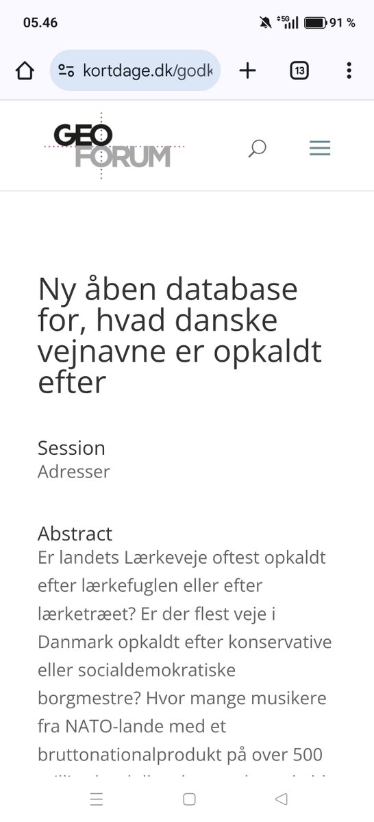 neogeografen's tweet image. Pøj pøj med dit foredrag @peterbrodersen  på Kortdage om Wikidata og #openstreetmap  i dag.