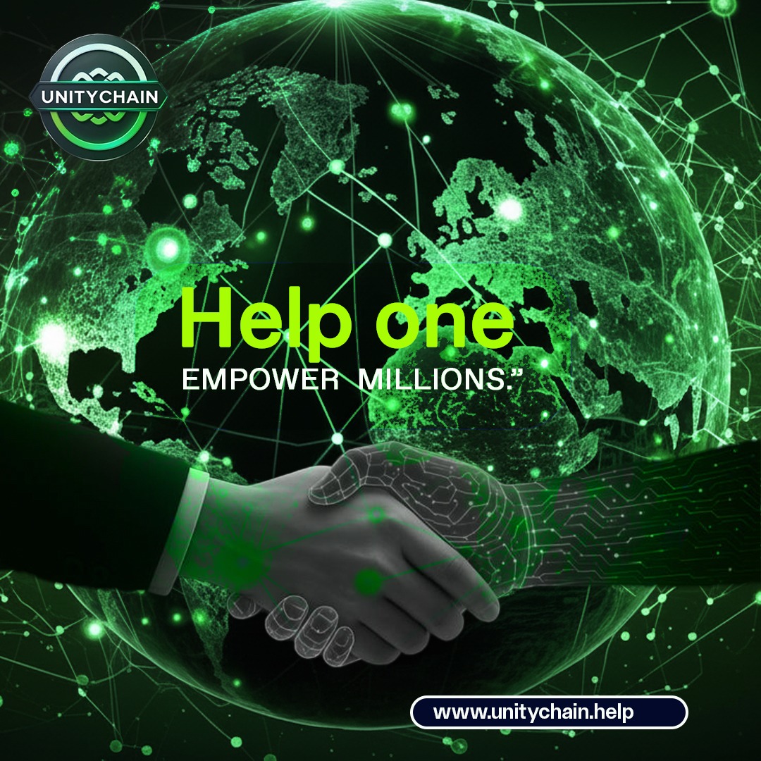 UnityChainHelp's tweet image. 🔥 When one helps, millions rise.
This is how UnityChain reshapes impact — one connection, infinite outcomes.
Join the decentralized movement that empowers people, not systems. 🌍
unitychain.help
#UnityChain #BlockchainForGood #Web3Community #DecentralizedSupport