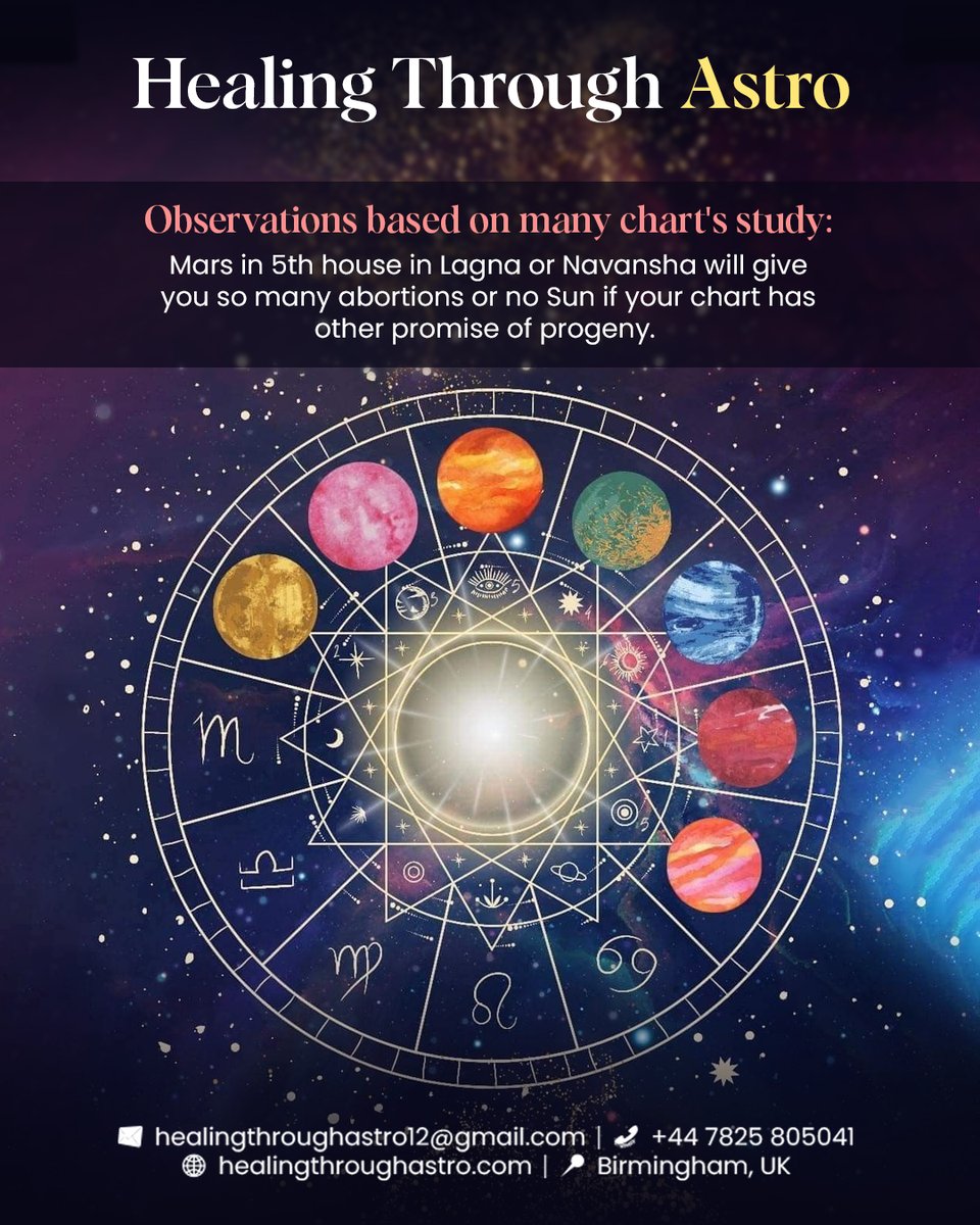 Healing2Astro's tweet image. Unlock insight. Heal through the stars.
Personalized astrology for clarity on life, progeny, and destiny—guided by chart study.

✉️ healingthroughastro12@gmail.com
🌐 healingthroughastro.com
📞 +44 7825 805041
📍 Birmingham, UK

#AstrologyHealing #AstroInsights #ProgenyPrediction…