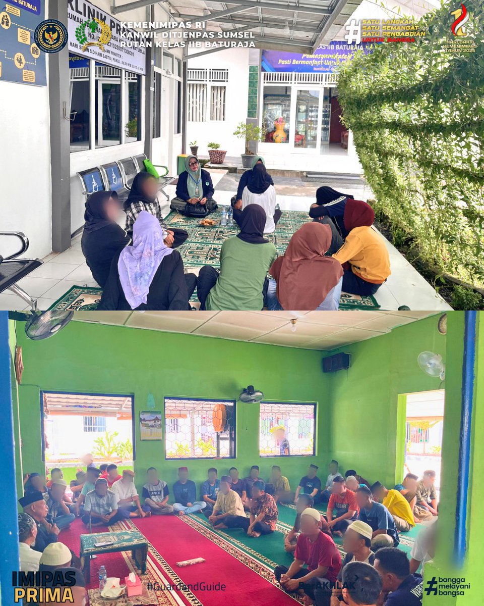 rutanbaturaja's tweet photo. Rutan Baturaja dan MUI OKU Sinergi dalam Pembinaan Rohani Warga Binaan.

#Kemenimipas
#Ditjenpas
#KanwilDitjenPasSumsel
#Pemasyarakatan
#HumasRubaraja
#PemasyarakatanPastiBermanfaatUntukMasyarakat
#SetahunBerdampak https://t.co/FkMHmlrZdn