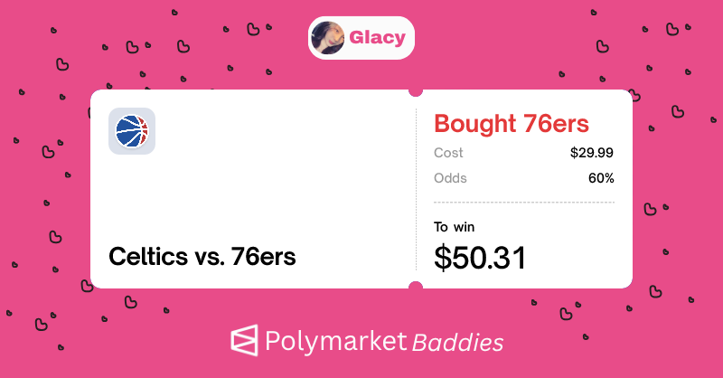 I will make my own PNL card for Baddies on Polymarket <a href="/Polymarket/">Polymarket</a> <a href="/PolymarketTrade/">Polymarket Traders</a> 

Calling all @BaddiesOnPM feel free to send me your PNL i will make it for free!

Baddies support baddies!💖