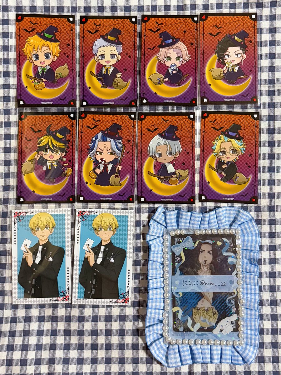 【交換】東京リベンジャーズ
プリンセスカフェ トランプ＆スーツ トレカ

譲 ）画像参照

求 ）松野(SD)￤場地(等身) 1

＊松野は推しですが等身は希望数集まっているため出しております
＊大阪市内手渡し or 郵送
＊初回様プロカ必読

お気軽にお声がけください( ¨̮ )