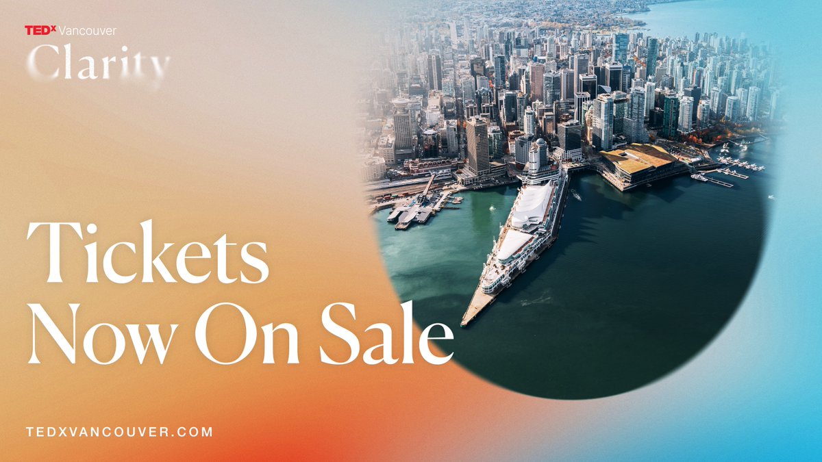We’re thrilled to announce that TEDxVancouver 2026 tickets are now on sale!

Join us on March 8, 2026, at The Vancouver Club for an unforgettable day of ideas, inspiration, and connection. 

#TEDxVancouver #TEDx #Vancouver