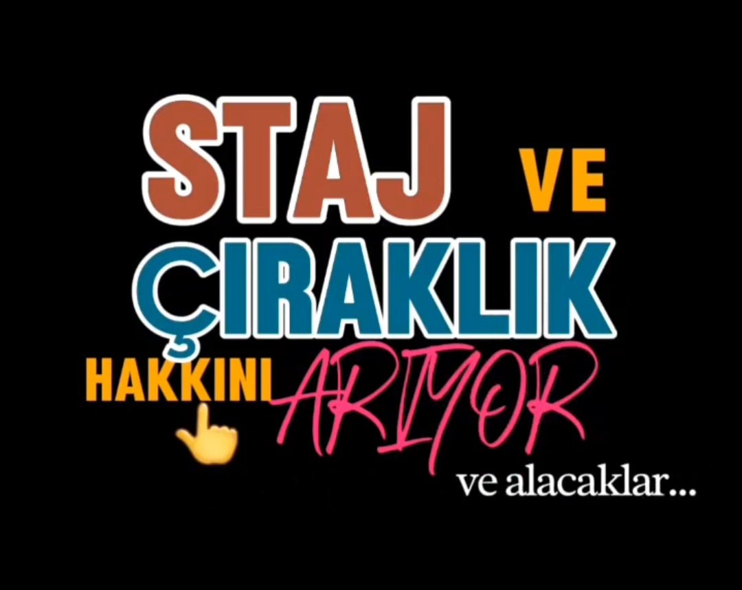 Kırmadan,incitmeden her düşünceye saygı duyarak HAKKIMIZ OLANI İSTEMEYE,almadan da mücadeleyi bırakmıyacağımızı bilmenizi İSTERİZ!
VAZGEÇMEYECEĞİZ‼️
<a href="/RTErdogan/">Recep Tayyip Erdoğan</a>
<a href="/eczozgurozel/">Özgür Özel</a>
<a href="/dbdevletbahceli/">Devlet Bahçeli</a>
<a href="/MDervisogluTR/">Müsavat Dervişoğlu</a>
<a href="/erbakanfatih/">Dr. Fatih Erbakan</a>
Ankara'dan Sesleniyoruz
#PlanBütçedenStajyerÇırağaTamSigorta