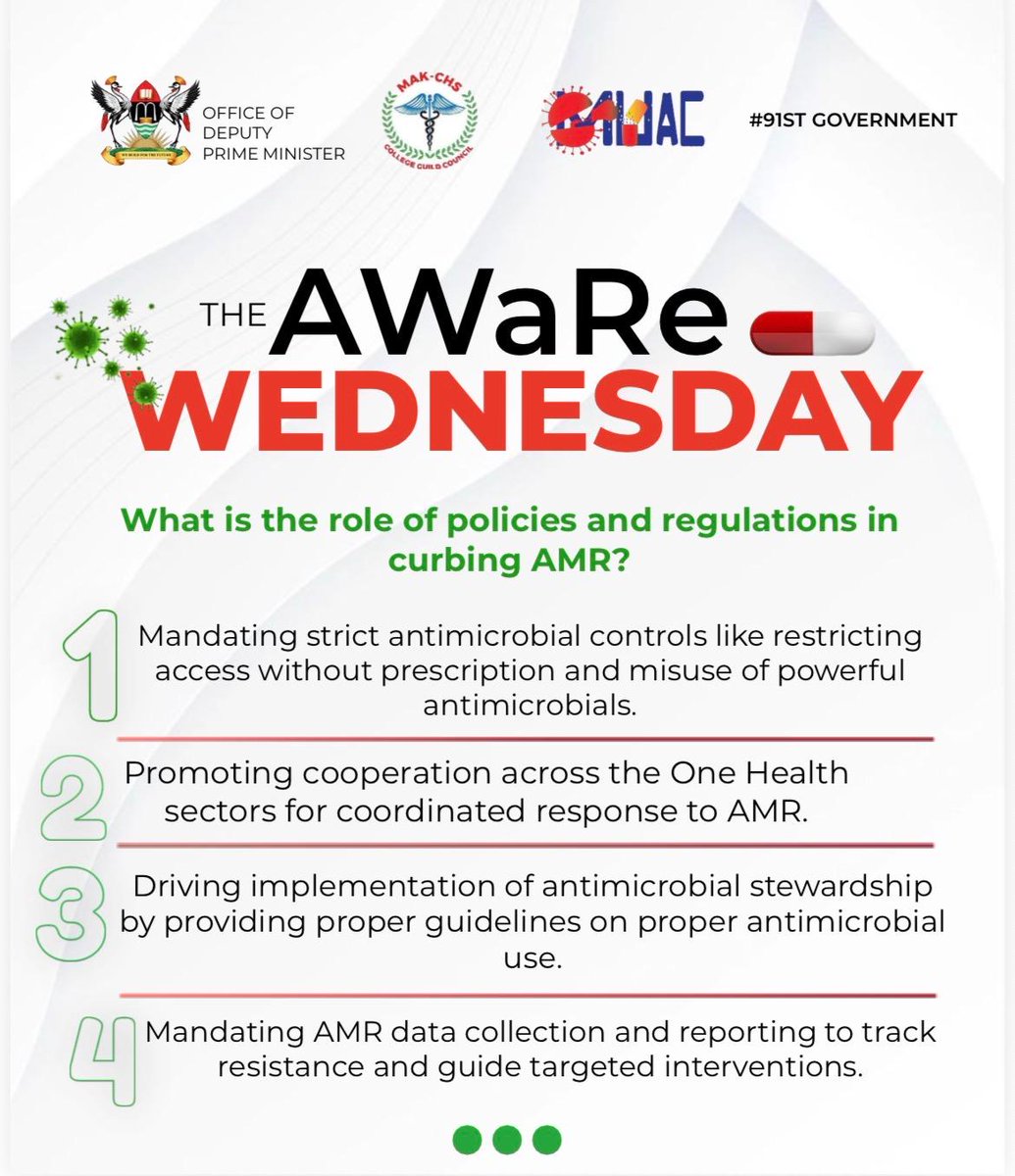 With regards to AMR and policy 💊📜, we have strategic policy makers like politicians 🧑🏾‍💼 and technical policy makers like scientists 🧑🏽‍🔬. Both are central to ensuring a strong and coordinated approach to fighting AMR 🤝🌍.  
#AWaReWednesdays 💡 #Don’tJustBeAwareBeAWaRe 🧠