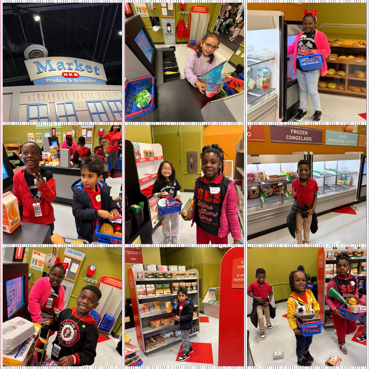 JSES_1stgrade's tweet image. Today, Ms. Herrera’s class visited @cmhouston! At the exhibit Kidtropolis, students stepped into real-world jobs to learn how a city works. They earned and spent money in a realistic economy, practicing financial management, decision-making, and teamwork to keep the city running.