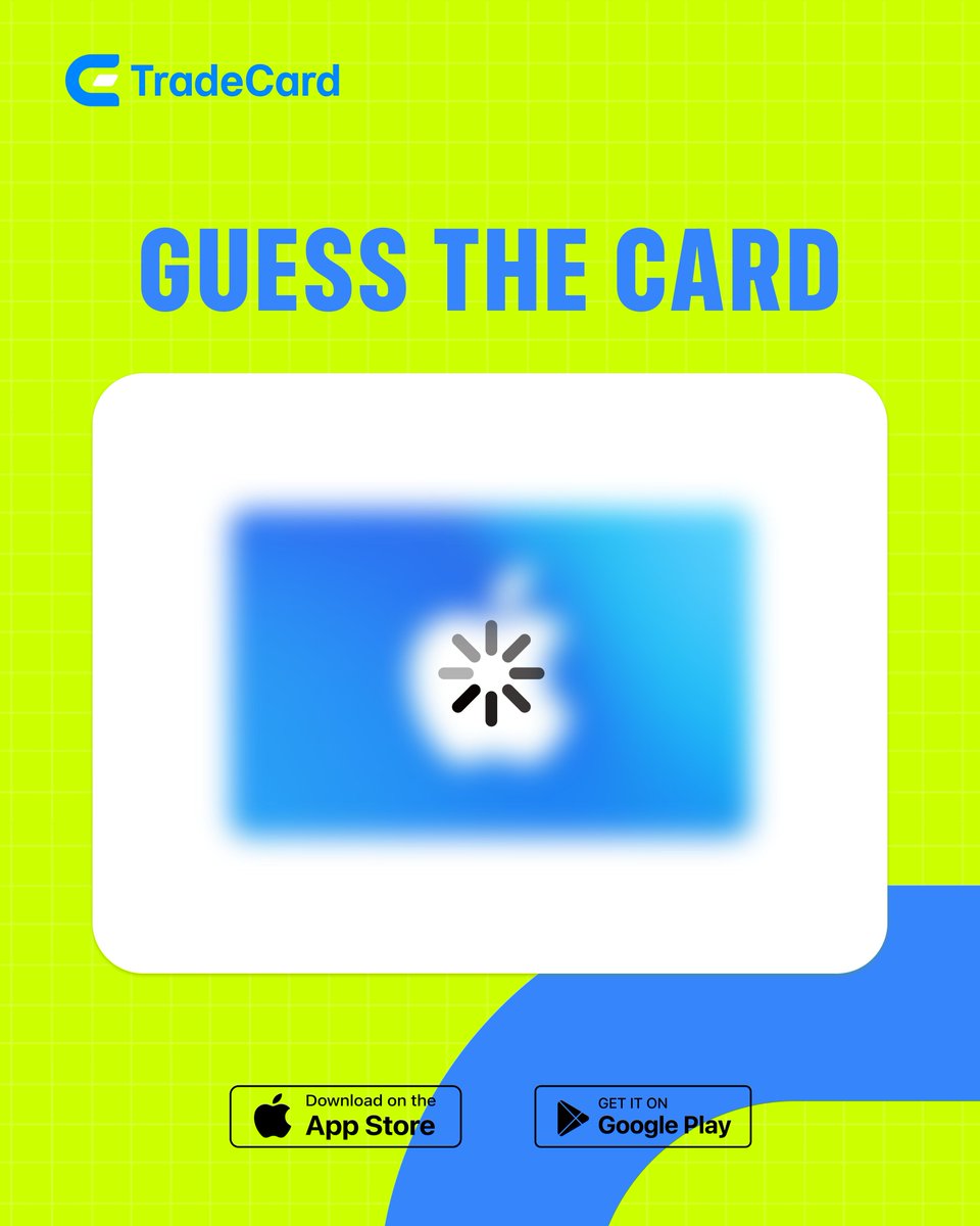 Tradecardng's tweet photo. Can you figure out which card is hiding behind the blur? ๐
Drop your guesses below ๐
#TradeCard #GuessTheCard #GameOn #SmartTrading #FinanceGoals #InvestBetter #MoneyMatters #TradingApp
#giftcardstrade #nigeria #fuelyourlife #giftcards #bestapp #securedtrade https://t.co/GJQga5HIjW