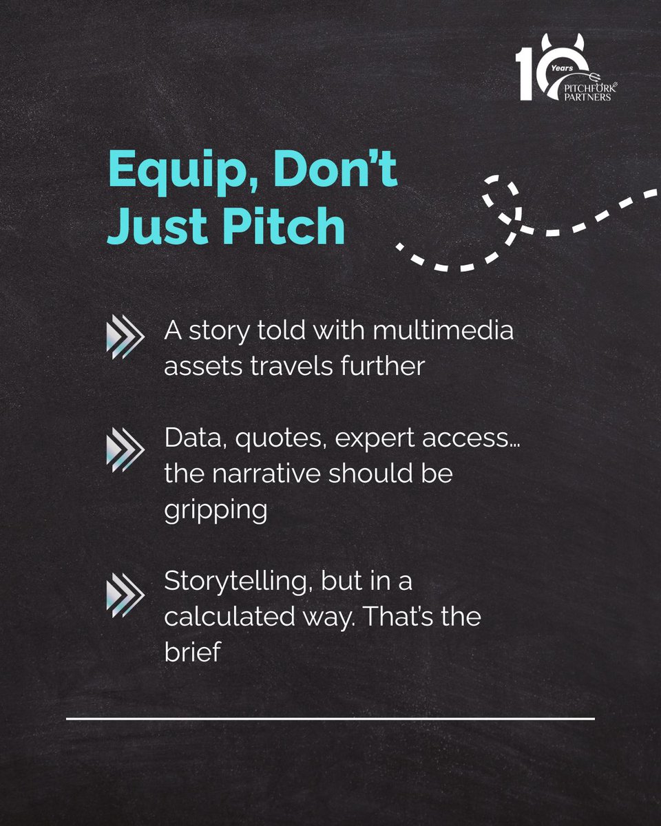 PitchforkLLP's tweet image. Relevance has a recipe.

Equip your pitch with what makes it irresistible: the data, the depth, the dimension. 📈

#PitchforkPartners #PRInsights #PitchPerfect #ContentThatConnects #SmartPitching #StorytellingMatters