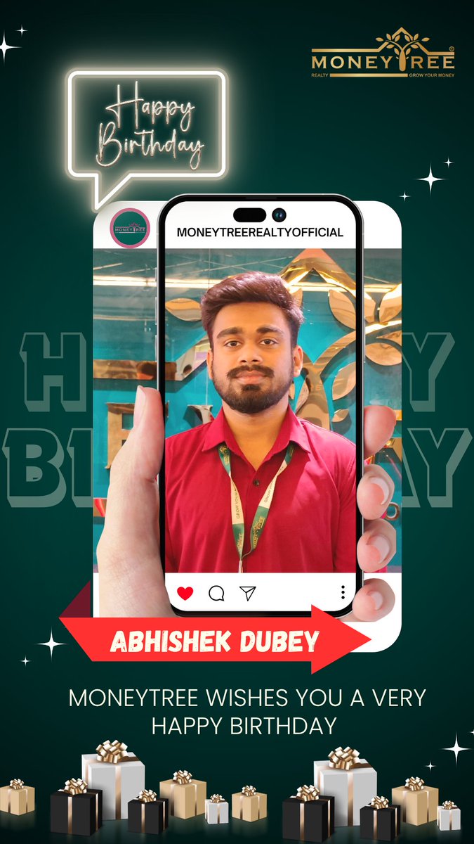 MoneytreeRSPL's tweet image. Birthdays are a reminder that growth happens every day  both personally and professionally. Happy Birthday ! Let’s keep growing together. 🌿
 #TeamMoneyTree #BirthdayVibes #GrowingTogether