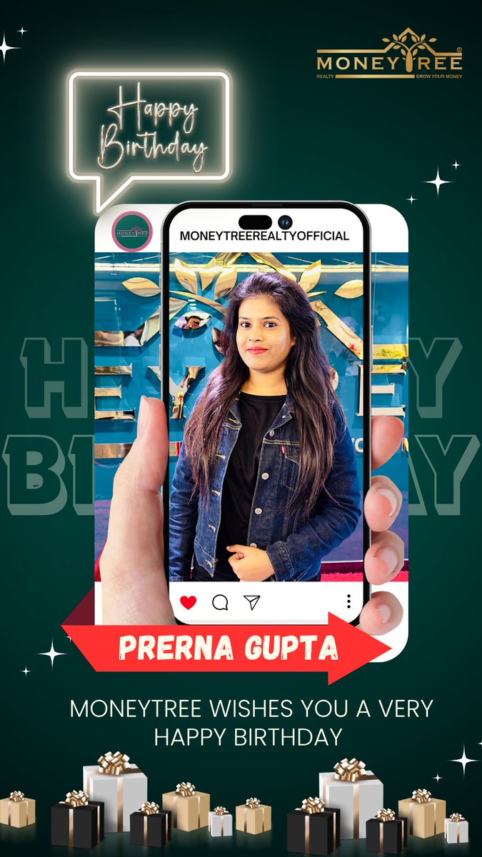 MoneytreeRSPL's tweet image. Birthdays are a reminder that growth happens every day  both personally and professionally. Happy Birthday ! Let’s keep growing together. 🌿
 #TeamMoneyTree #BirthdayVibes #GrowingTogether