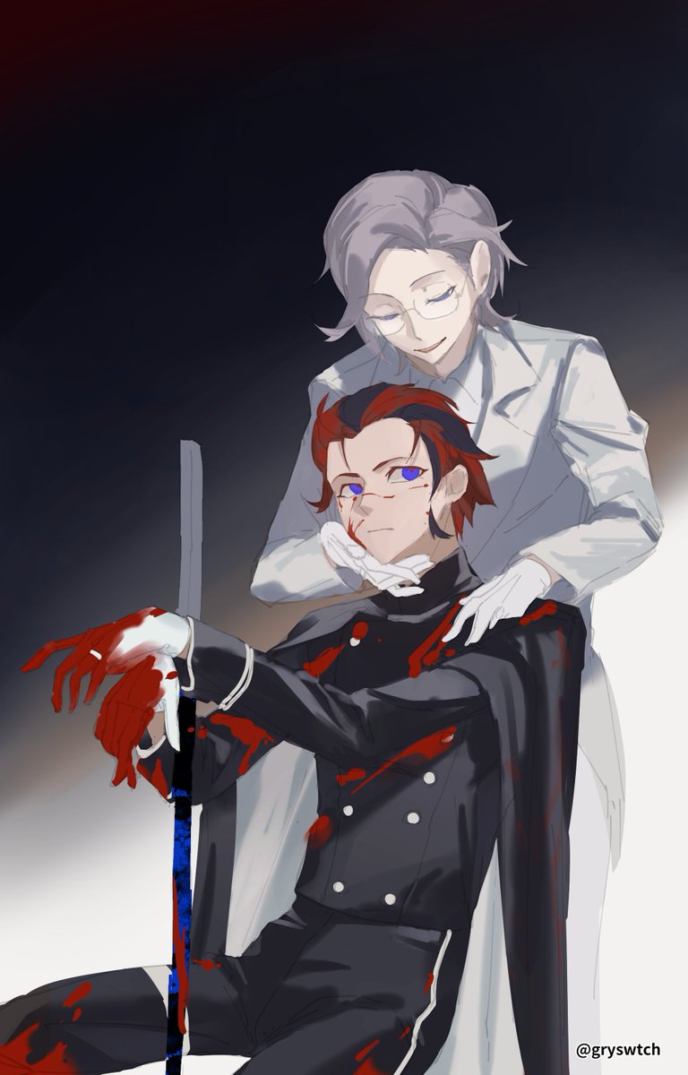 gryswtch's tweet image. *🌊🌙/拓衛/takuei
在很早之前就画好了线稿，因为瓶颈期而很难完成上色……