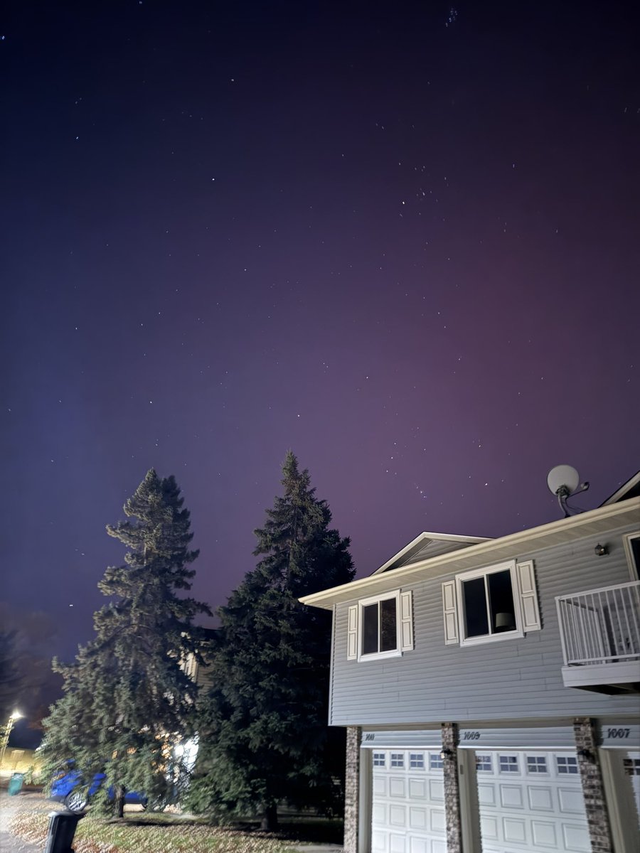 The northern lights from Saint Paul, Minnesota