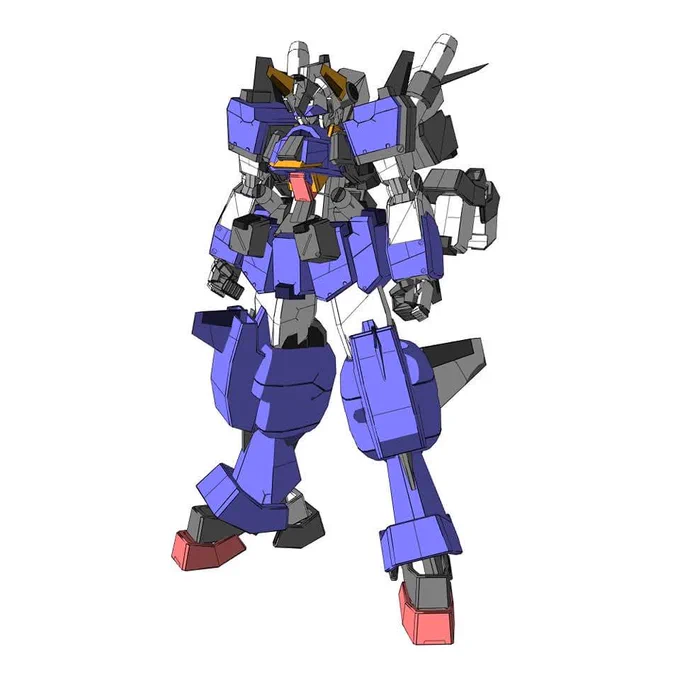 1年前と比較です #オリジナルガンダム #3DCG #DoGA