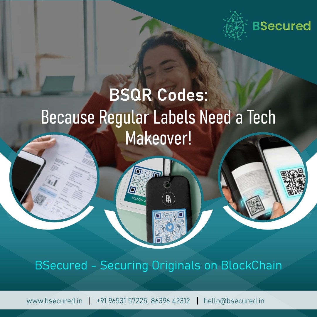 bsecuredqrcodes's tweet image. Regular labels are old news — your brand deserves smart, secure proof.

With BSecured’s Blockchain QR Codes, every scan verifies authenticity and builds trust.

Make your products tech-smart today!

More Details: bsecured.in

#BSecured #Blockchain #SmartLabels